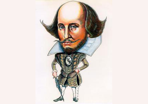illustration of Shakespeare