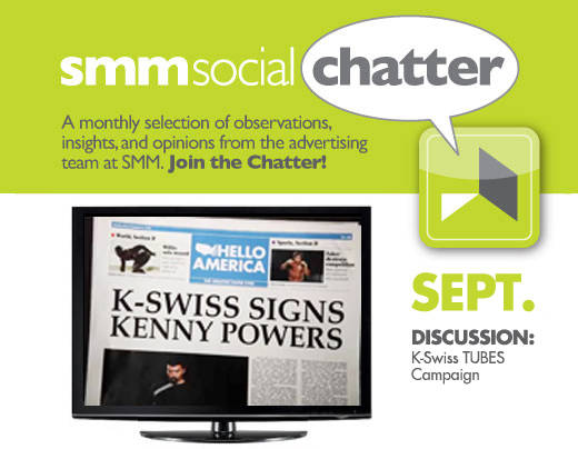 SMM social chatter sept. K-Swiss Tubes Campaign