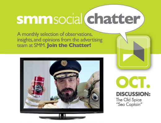 SMM social chatter Oct 2011 Old Spice Sea Captain