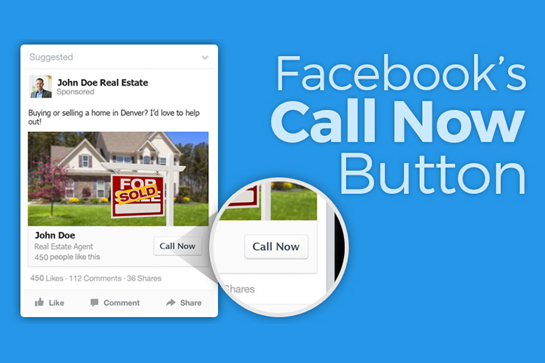 Facebook's call now button