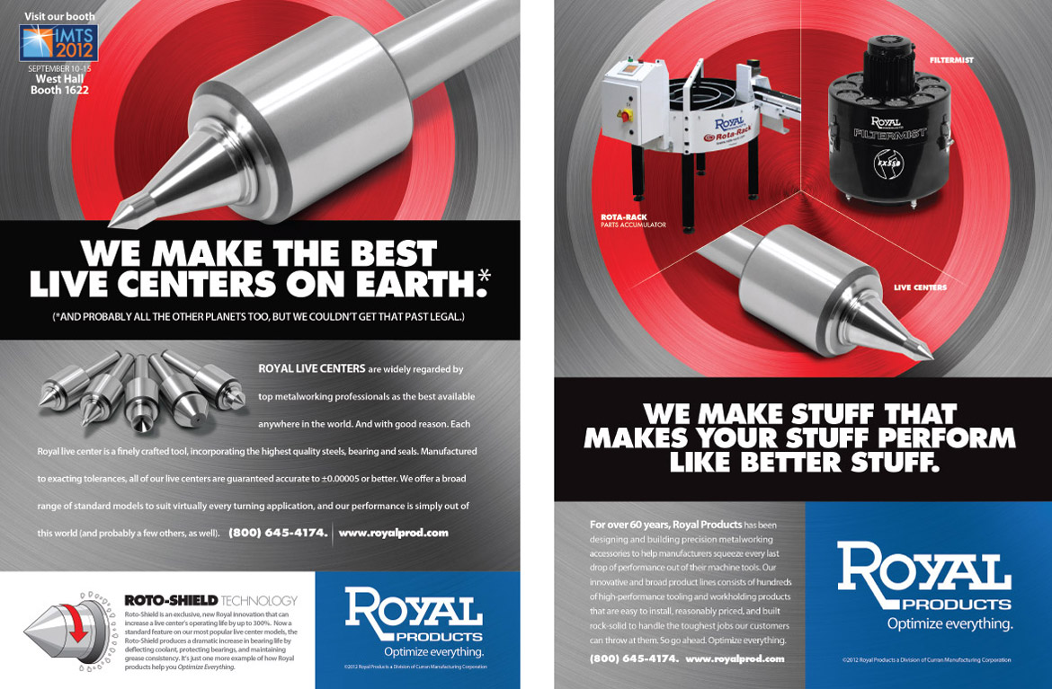 Royal Products product print ads