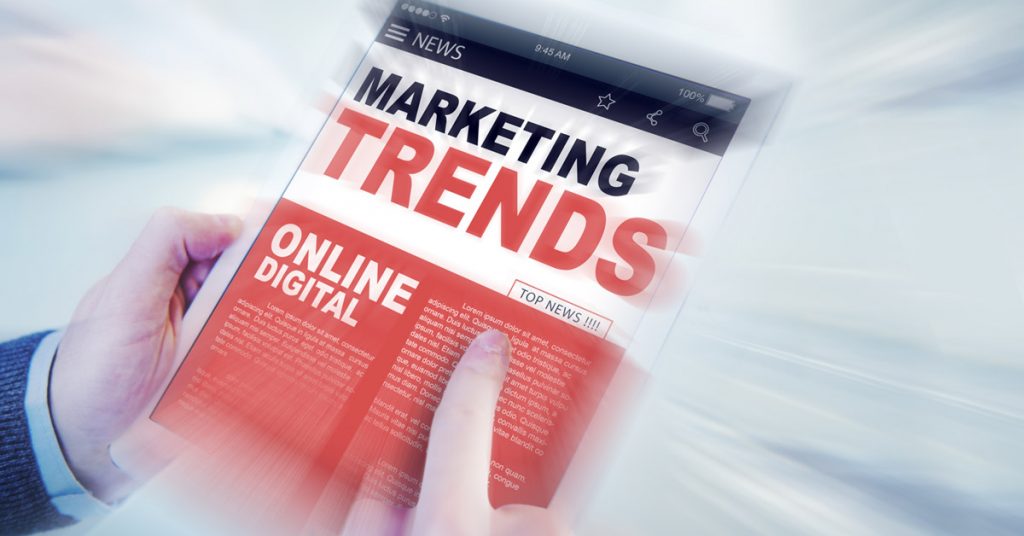 Digital Marketing Trends article on iPad