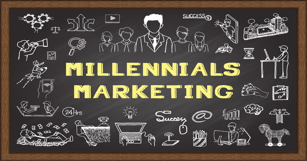 Marketing to Millennials graphic