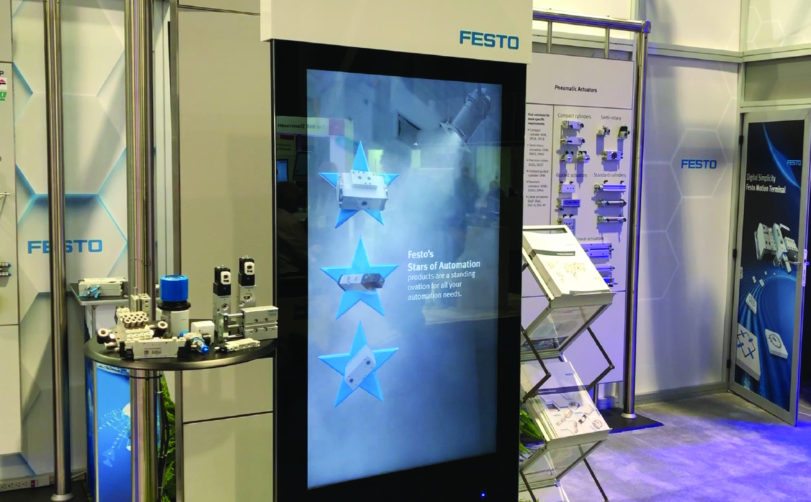 Festo trade show kiosk