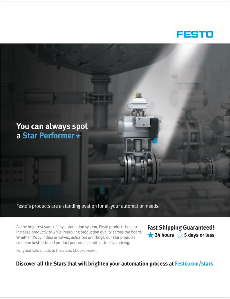 Festo ad - You can always spot a star performance