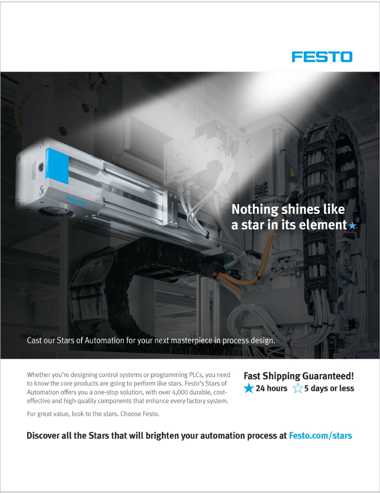 Festo ad - Nothing shines like a star in its element