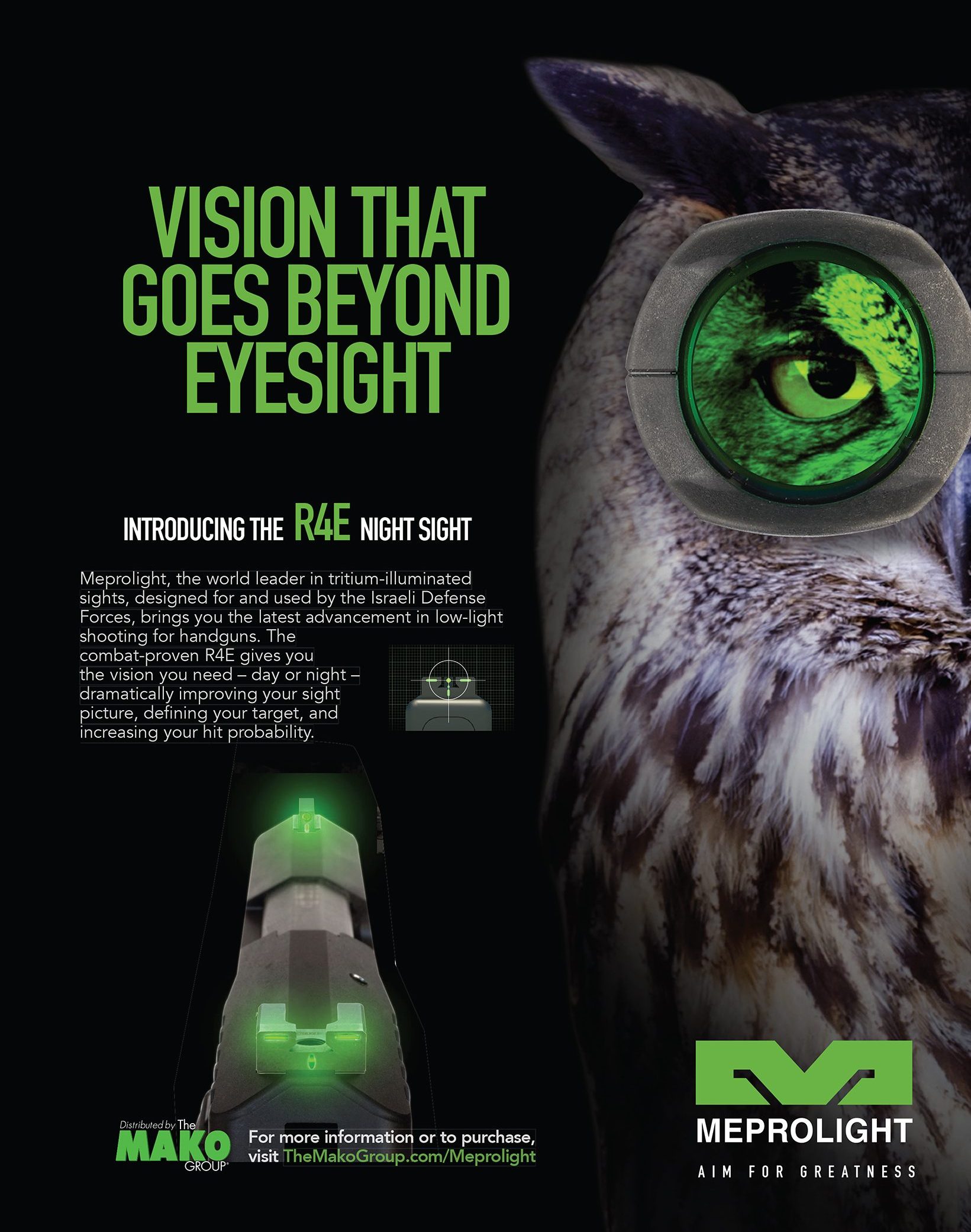 Mako Meprolight ad - Vision that goes beyond eyesight