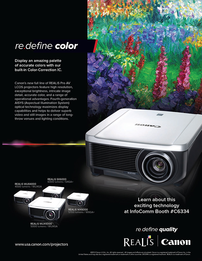 Canon Realis advertisement