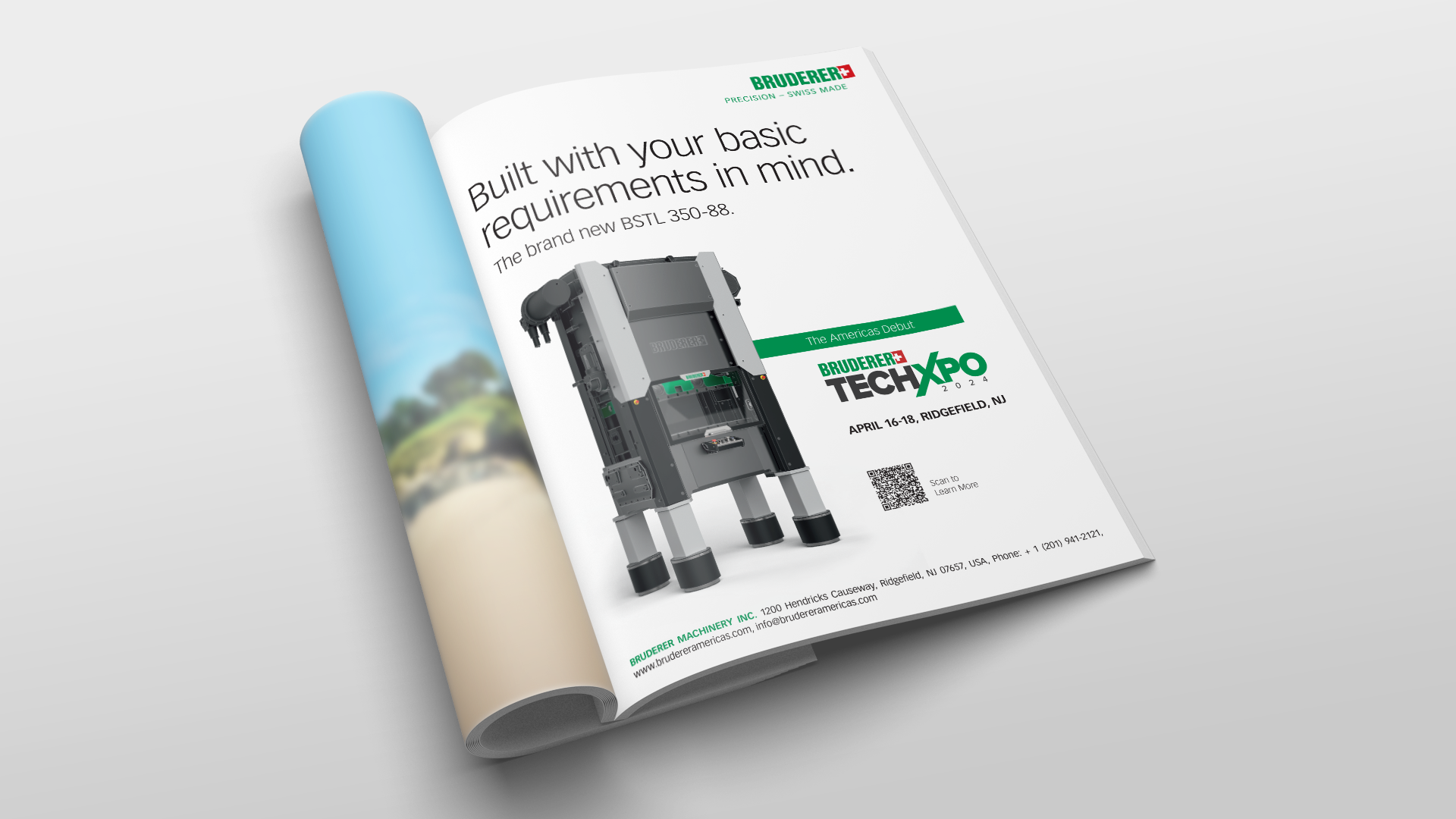 Bruderer TechXpo 2024 Print Ad