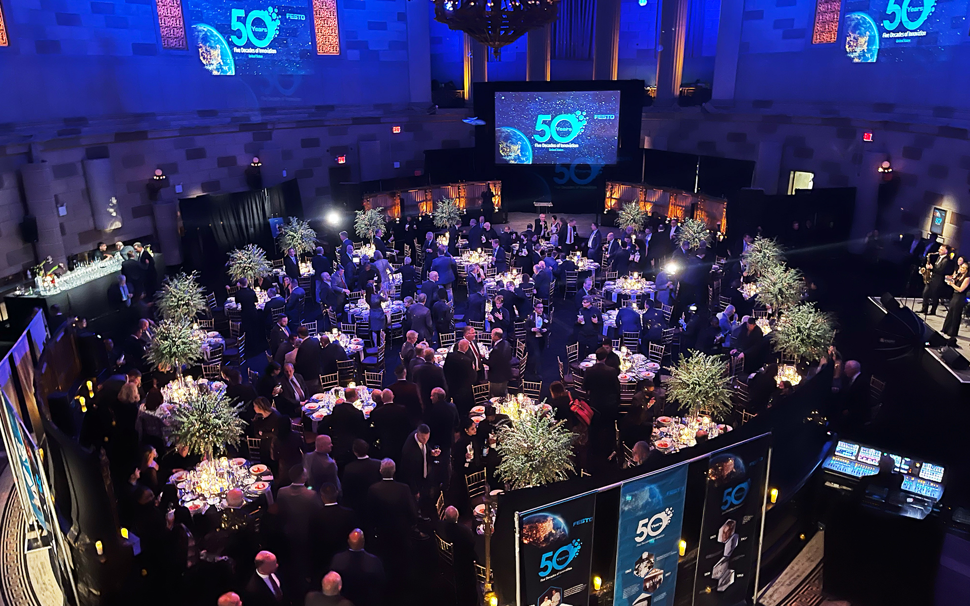 Festo 50th Anniversary Overhead View